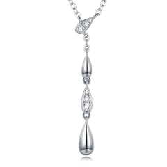 Moissanite Flower Necklace – S925 Sterling Silver
