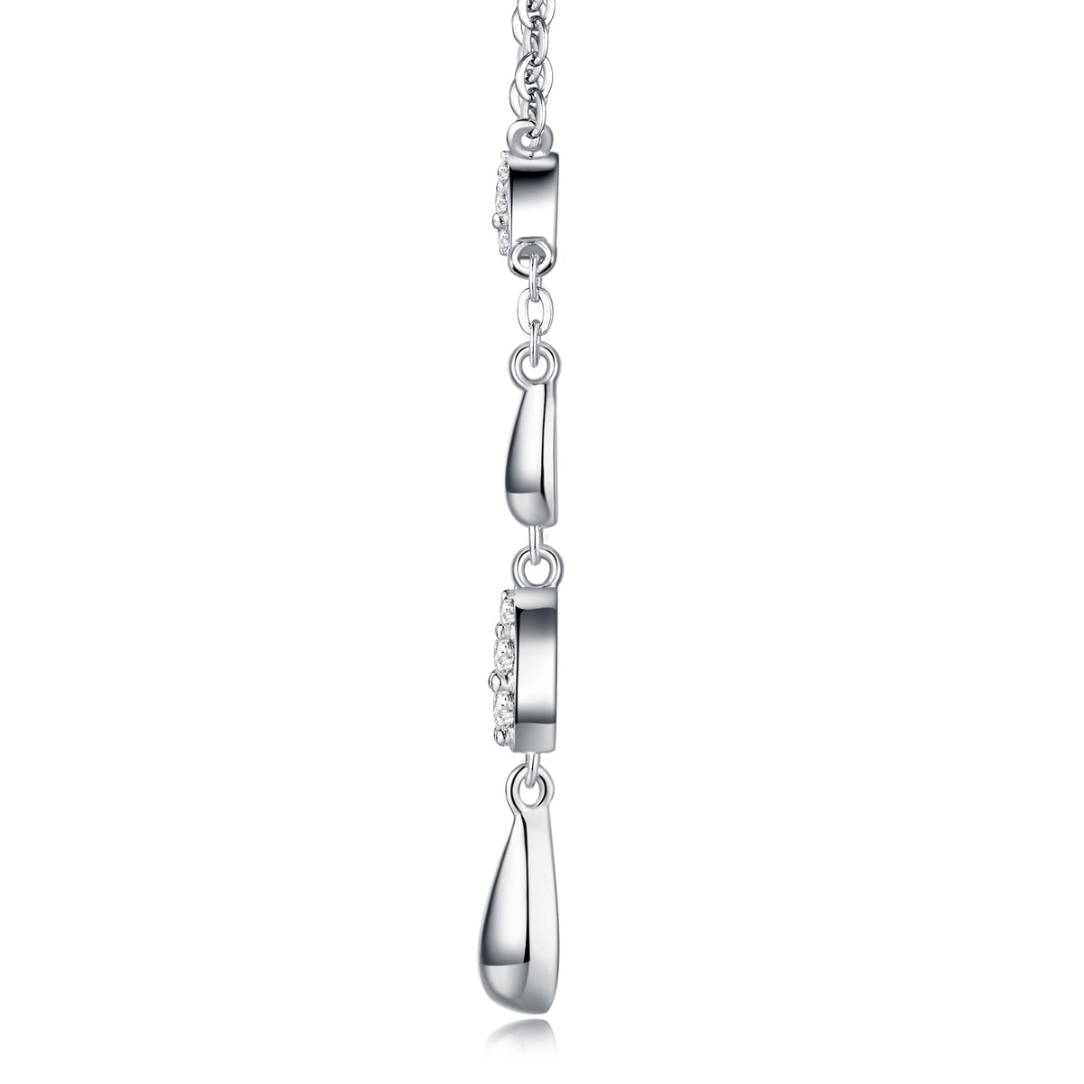 Moissanite Flower Necklace – S925 Sterling Silver