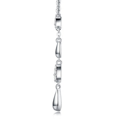Moissanite Flower Necklace – S925 Sterling Silver