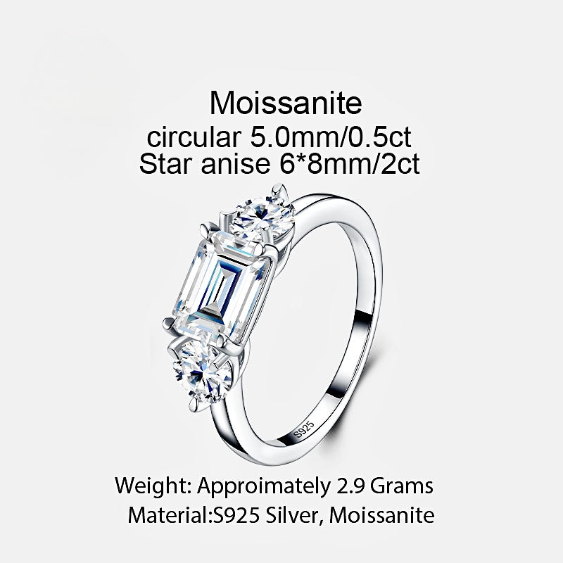 5ct Moissanite Ring
