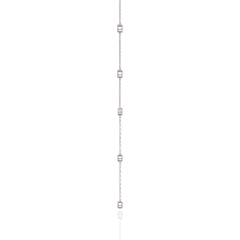 Authentic Moissanite Lariat Y-Necklace in 925 Sterling Silver