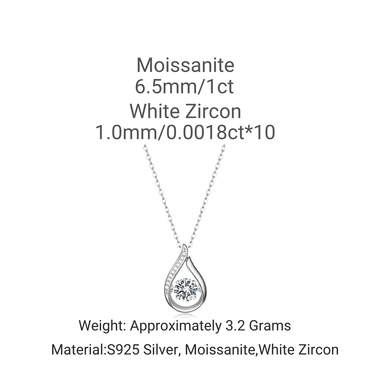 The Radiant Teardrop Pendant