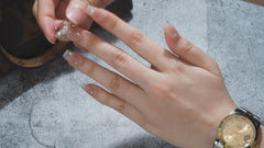 Linked Hearts Moissanite Band — Clean Silver, Maximum Sparkle