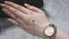 Moissanite Solitaire Bracelet – S925 Sterling Silver
