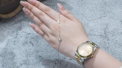 Moissanite Moon and Star Bracelet – S925 Sterling Silver